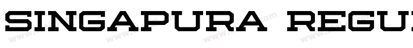 Singapura Regular字体转换 Singapura Regular字体转换